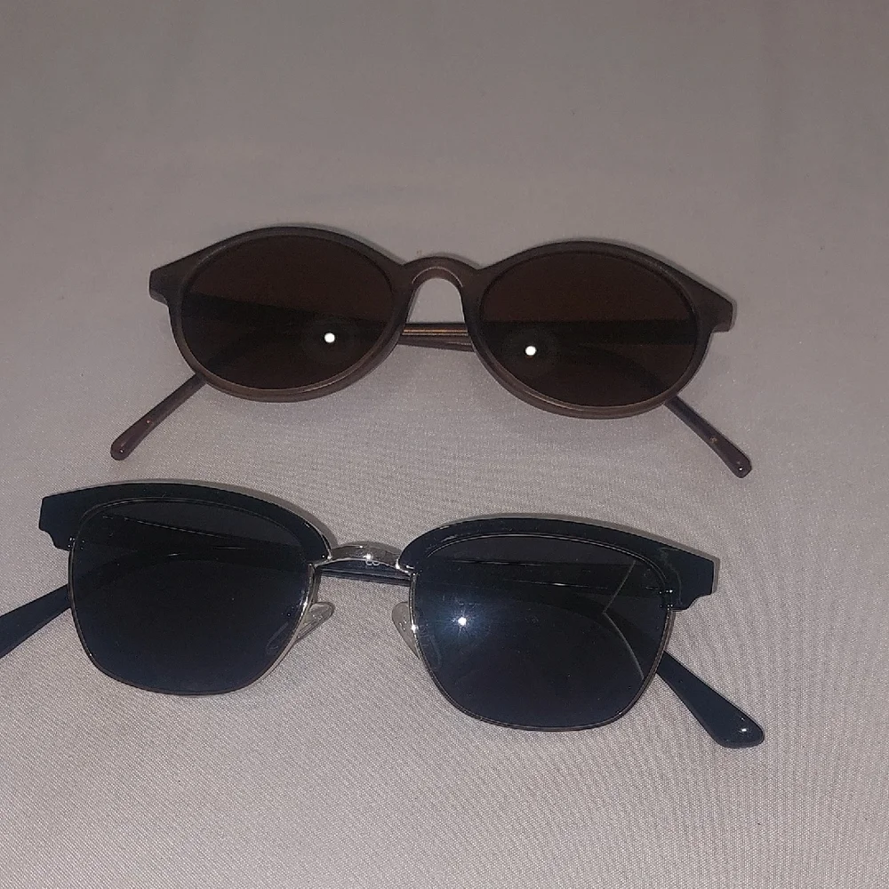 Stylish Brown and Black Sunglasses .Small  Great Condition